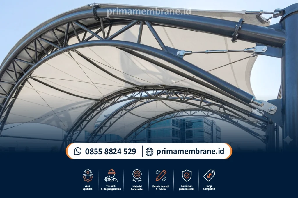 Perhitungan Struktur Konstruksi Atap Membrane