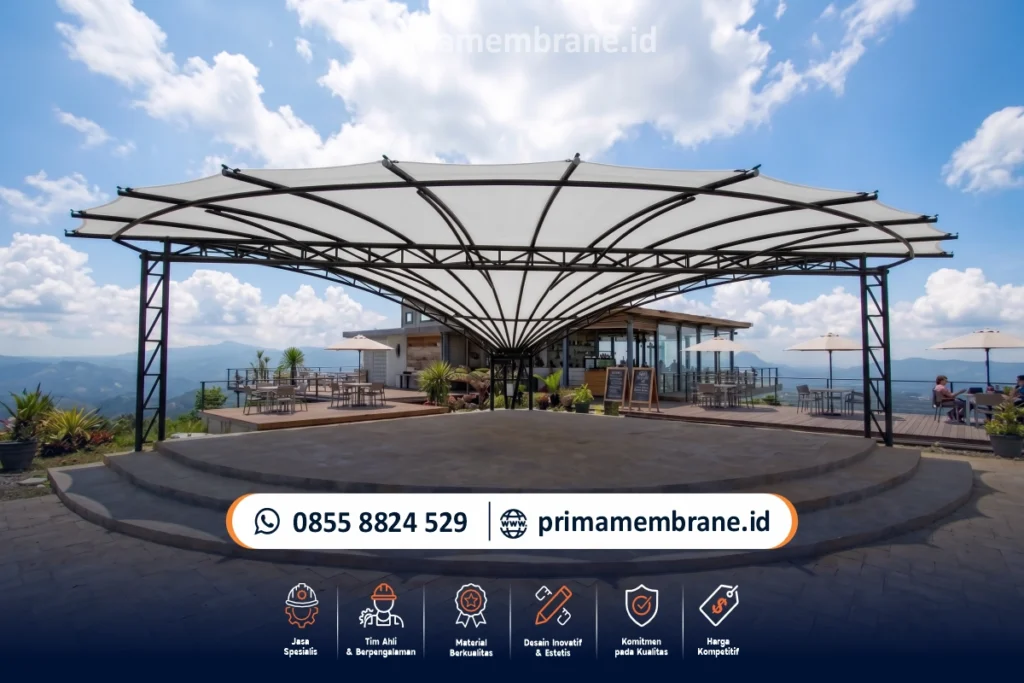 breakdown harga kanopi membrane