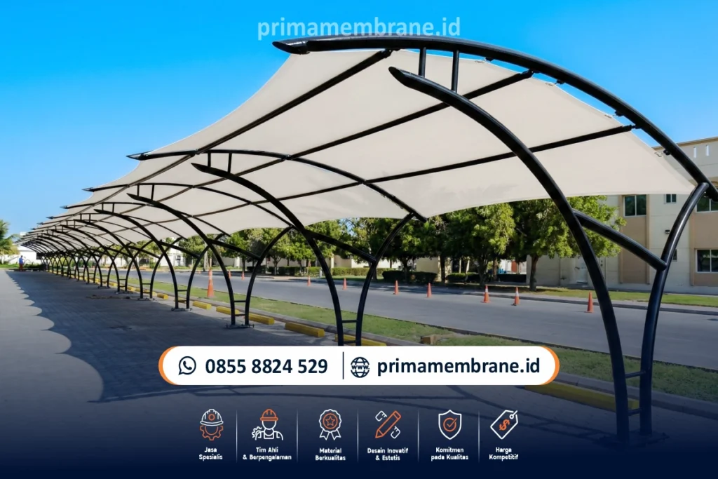kanopi membrane parkiran kanopi membrane parkiran