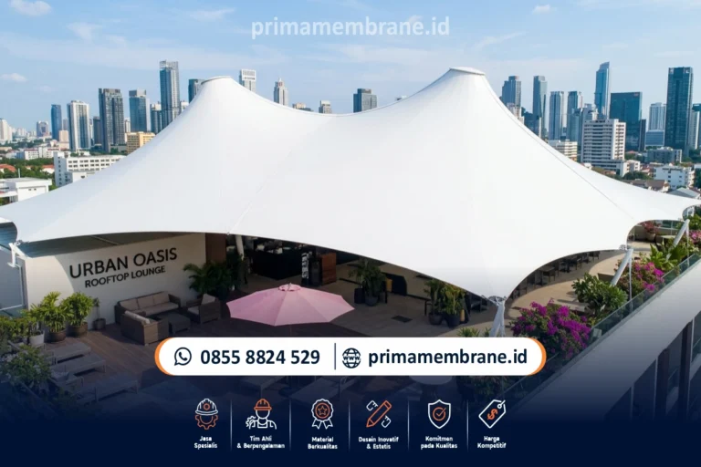 Atap Membrane Berkualitas Desain Elegan