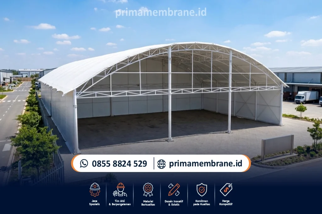 Jasa kosntruksi atap membrane