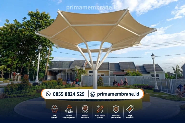 Analisa Stabilitas Struktur Kanopi Membrane pada Area Terbuka