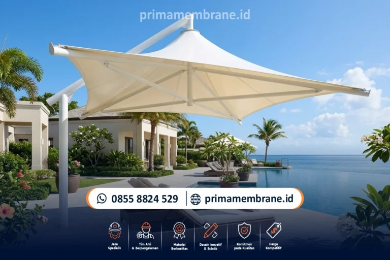Atap Membrane Bali untuk Resort, Cafe, Villa & Area Outdoor