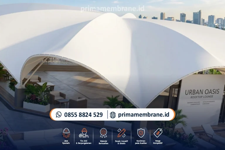 Atap Tensile Membrane Kalimantan: Jasa Konstruksi & Pemasangan