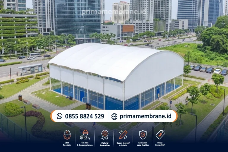 Material Struktur yang Digunakan pada Kanopi Membrane