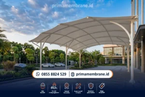 Jasa Pembuatan Kanopi Membrane Bandung untuk Parkiran & Lapangan
