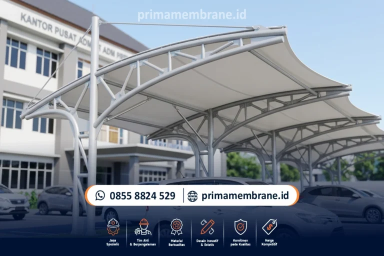 Kanopi Membrane Parkiran: Harga, Desain & Spesifikasi